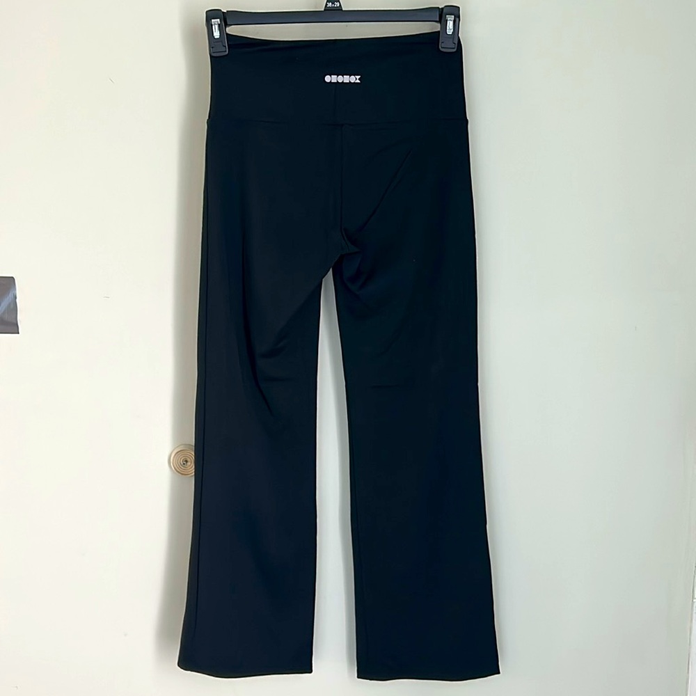 Ododos Elegant Black Flare Pants